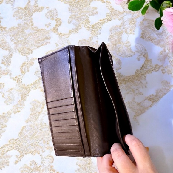 Bottega Veneta Intrecciato Dark Brown Leather Wallet - Picture 3 of 8